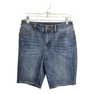 Chicos So Slimming Gf Modest Vacation Beach Pool Resortwear Short 4‎